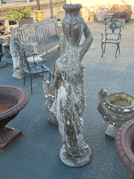 "Woman Carrying Jug" Statue/Fountain