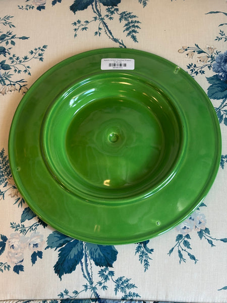 Apple Green Scallop Platter
