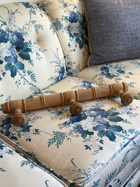 French Faux Bamboo Coat Rack, 3 Hooks