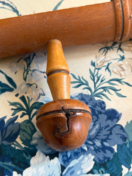 French Faux Bamboo Coat Rack, 4 Hooks