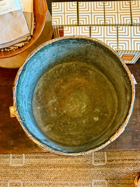 Copper Planter, Two Handles