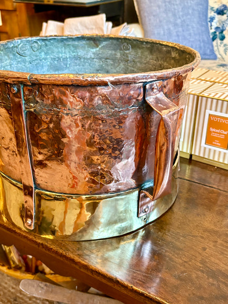 Copper Planter, Two Handles
