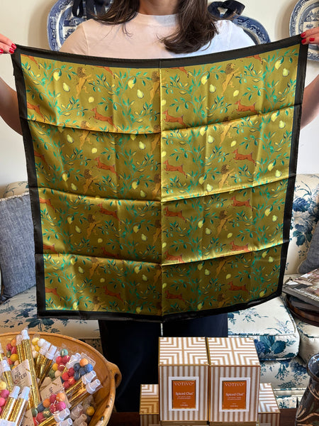 Aurélie Silk Square Scarf