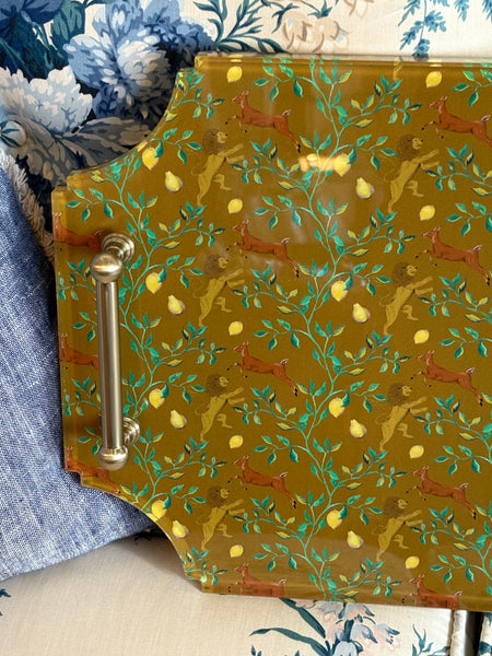 Acrylic Aurélie Tray, Bronze