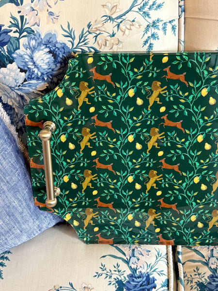 Acrylic Aurélie Tray, Forest