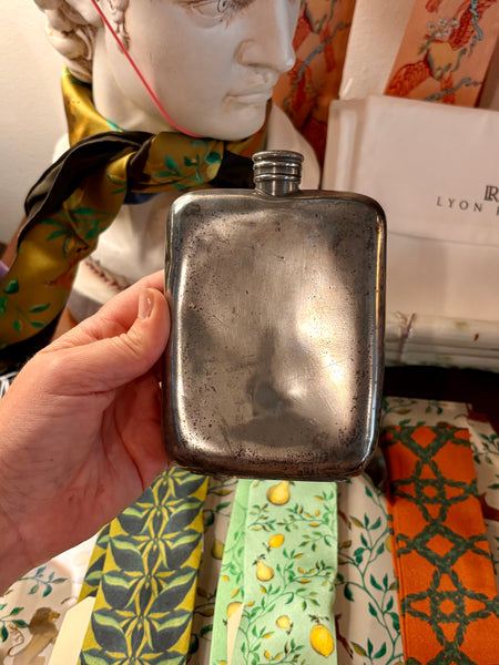 Silver Plate Flask