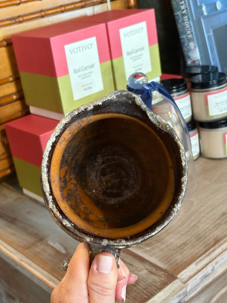 Pyrenees Jug, Brown and Cream Marble Glaze