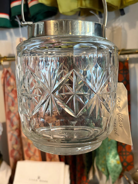 Cut Glass Biscuit Barrel