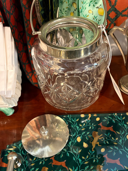 Cut Glass Biscuit Barrel