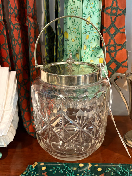 Cut Glass Biscuit Barrel