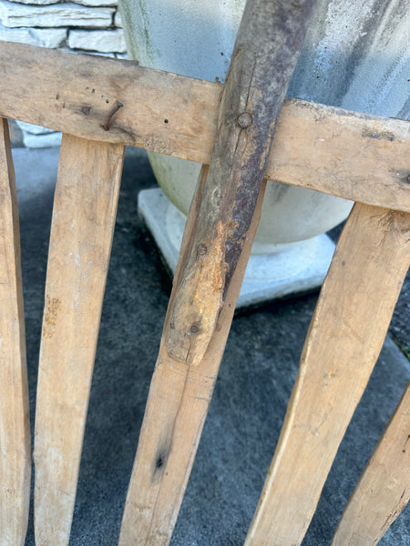 Giant Primitive Wooden Hayfork