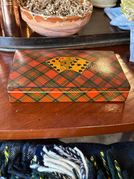 Tartan Plaid Card Box