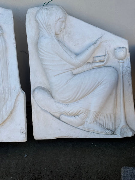 Rare Plaster Panels Made from Greek Originals