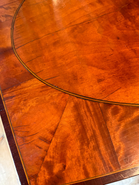 English Satinwood Bow Front Chest