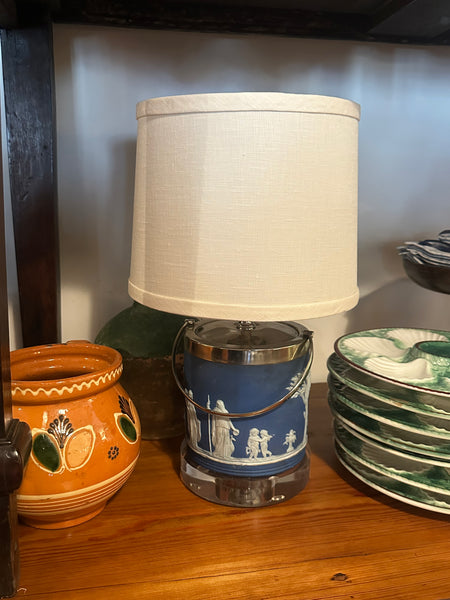 Wedgewood Biscuit Barrel Lamp
