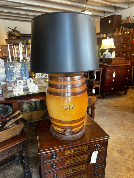 Gin Cask Lamp
