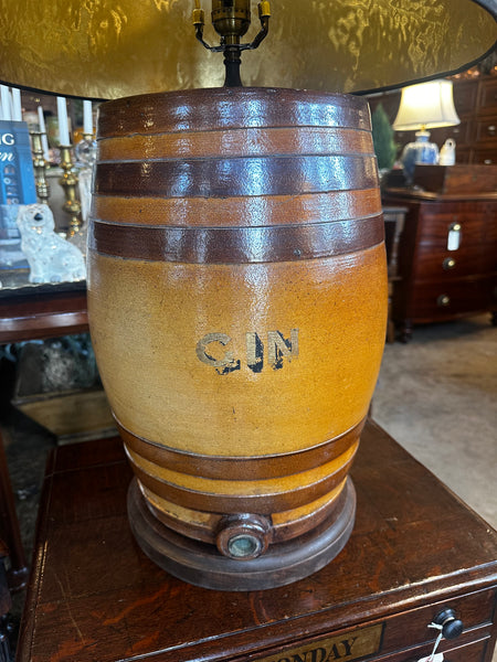 Gin Cask Lamp