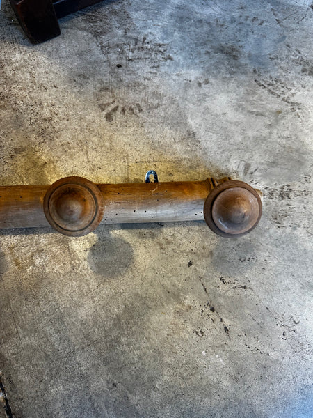 French Faux Bamboo Coat Rack, 8 Hooks