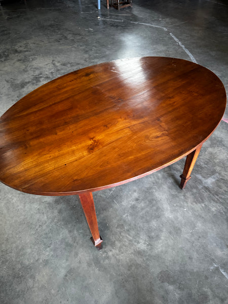 French Cherry Oval Table