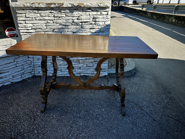 French Spanish-Style Walnut Table