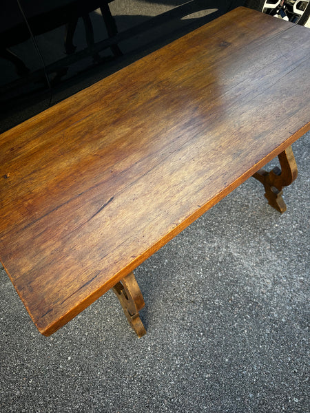 French Spanish-Style Walnut Table