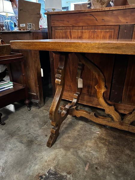 French Spanish-Style Walnut Table
