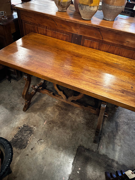 French Spanish-Style Walnut Table