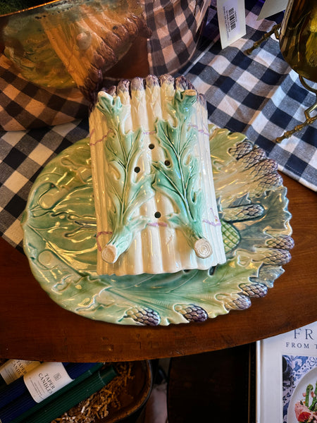 French Asparagus Platter and Cradle