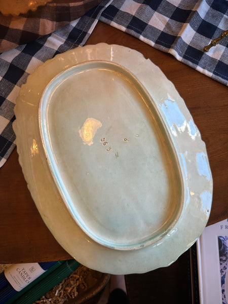 French Asparagus Platter and Cradle