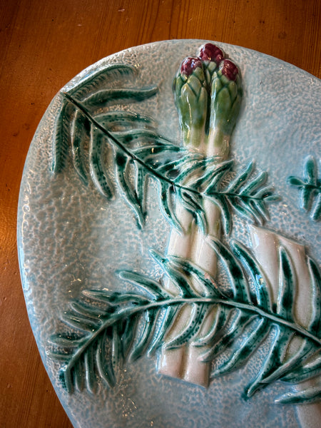 French Asparagus Platter with Fern