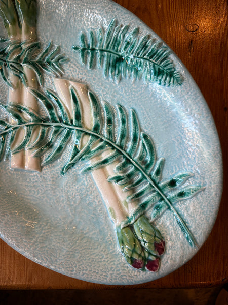 French Asparagus Platter with Fern