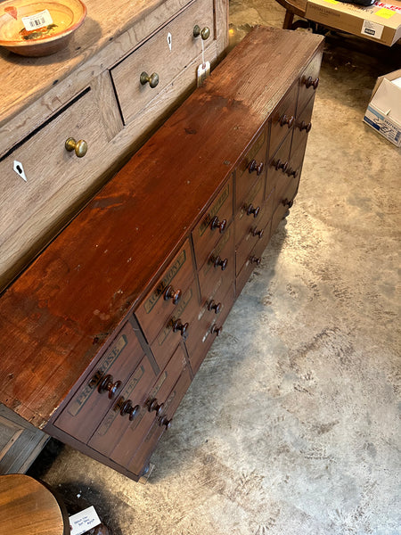Bank of Seed Drawers