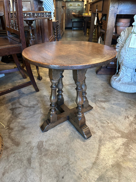 Small English Oak Drinks Table