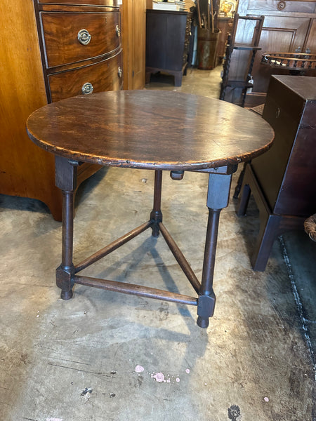 English Oak Cricket Table