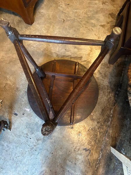 English Oak Cricket Table