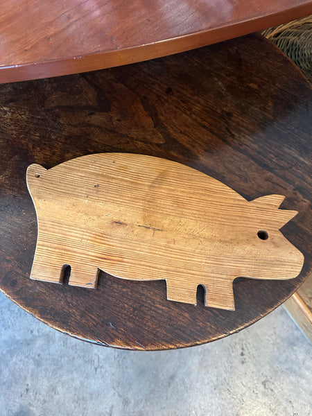 Pig Shaped Bread Board