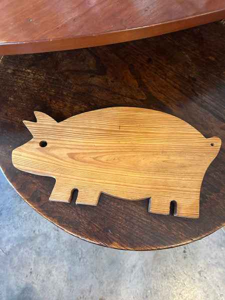 Pig Shaped Bread Board