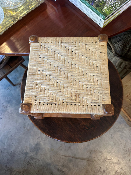 Small Barley Twist String Stool