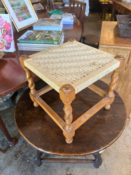 Small Barley Twist String Stool