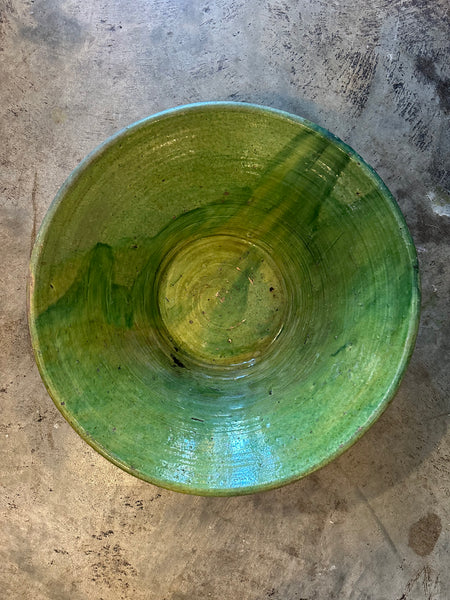 Spanish Crock, Green Glaze