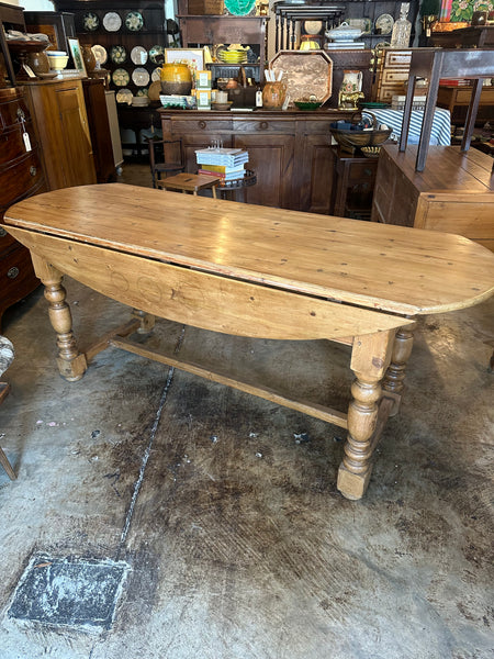 Irish Pine Drop Leaf Table