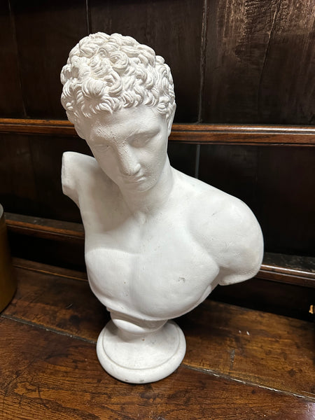 Solid Plaster Bust of Greek God Hermes