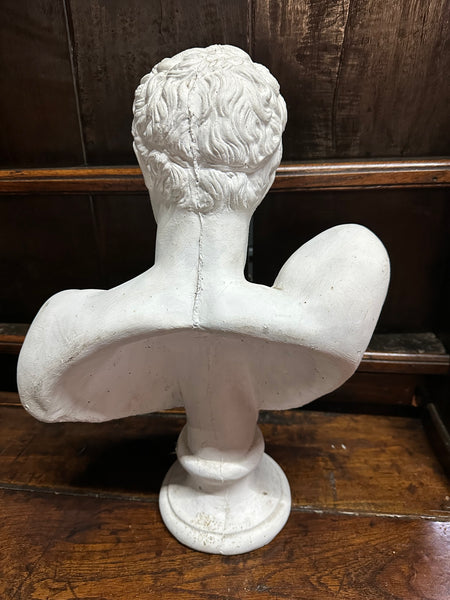 Solid Plaster Bust of Greek God Hermes