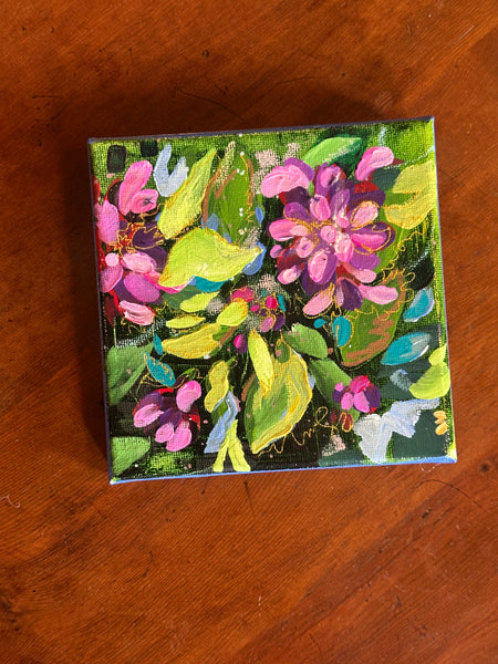 Mini Purple Flowers I