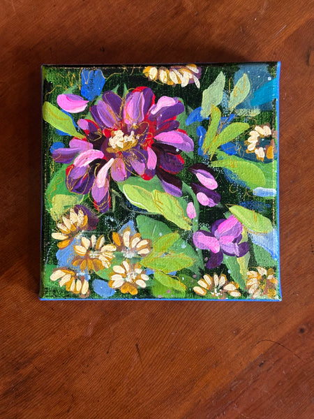 Mini Purple Flowers II