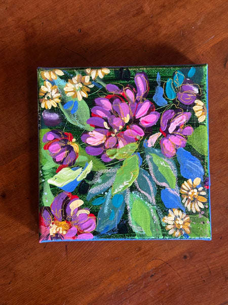 Mini Purple Flowers III