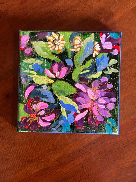 Mini Purple Flowers VI