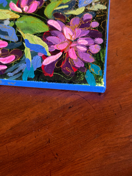 Mini Purple Flowers VI