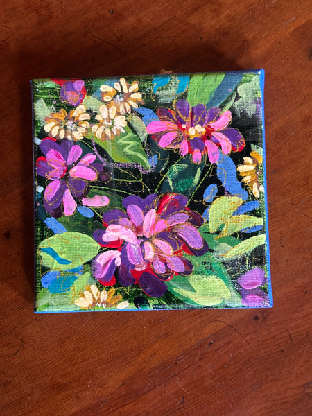 Mini Purple Flowers VII
