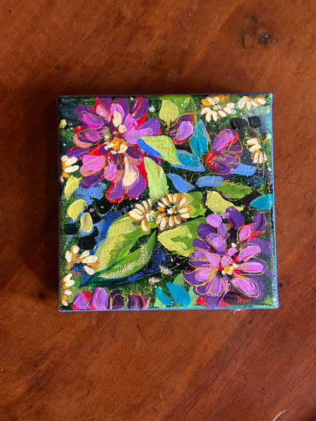 Mini Purple Flowers VIII